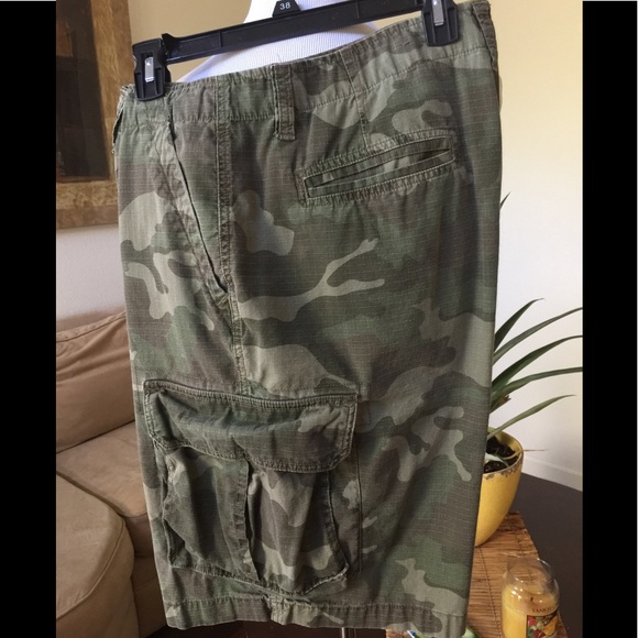 faded glory camo cargo shorts